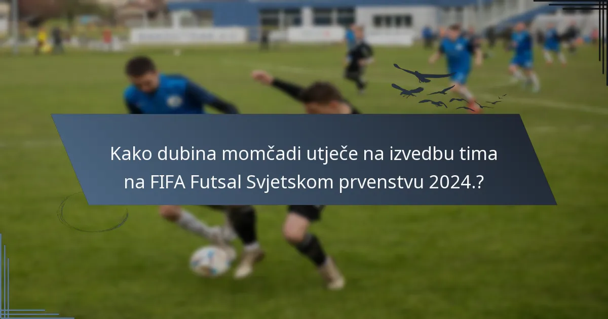 Kako dubina momčadi utječe na izvedbu tima na FIFA Futsal Svjetskom prvenstvu 2024.?